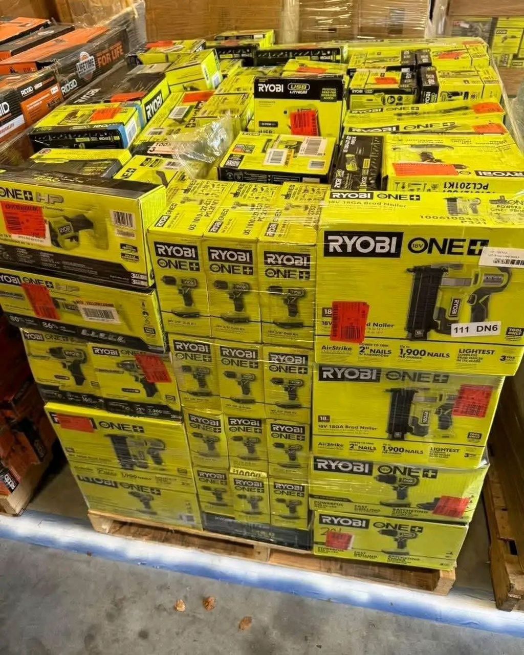 Ryobi Tool Pallets for Sale | Wholesale Ryobi Power Tools Bulk