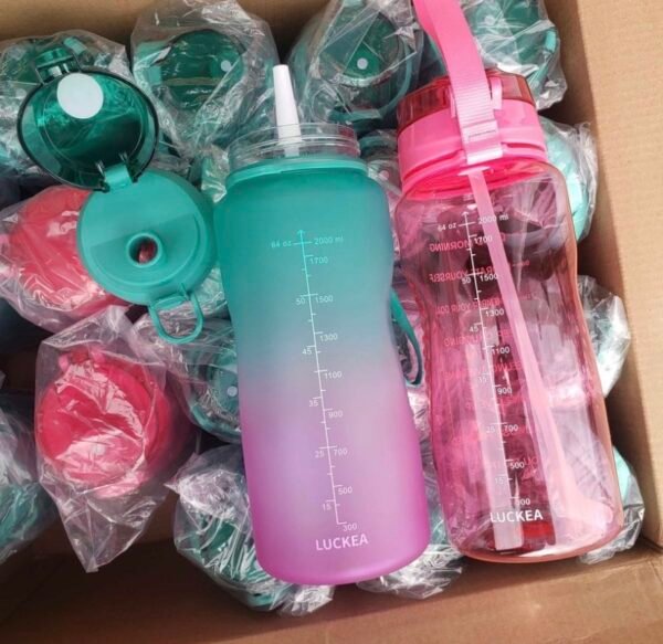 64 oz Motivational Water Bottle Bulk Pallet