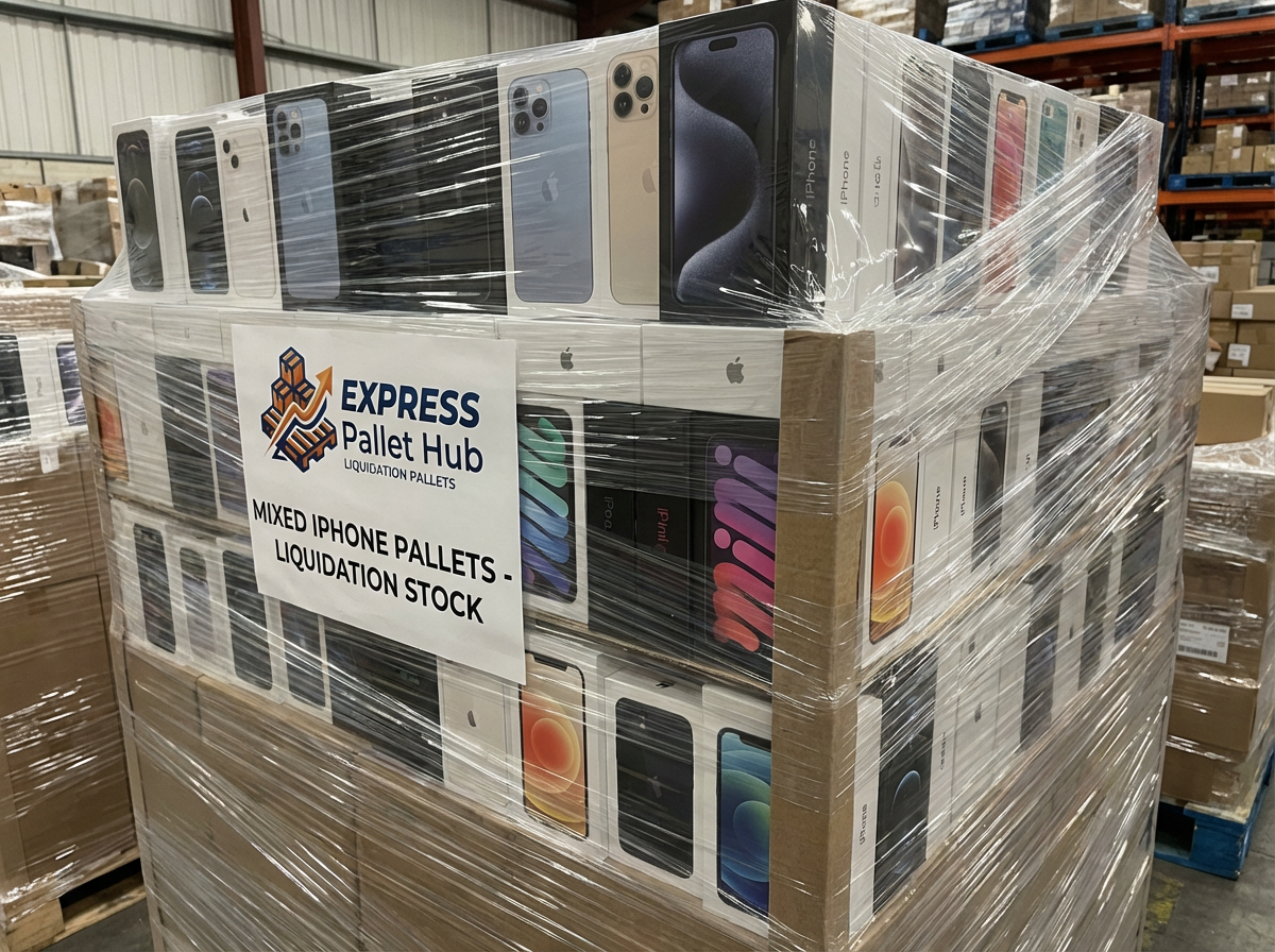 Mixed iphone pallets