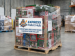 Christmas decorations pallets