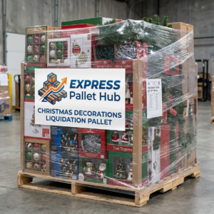 Christmas decorations pallets