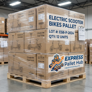 Electronic scooter bikes pallets