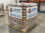 Wood pellets pallets