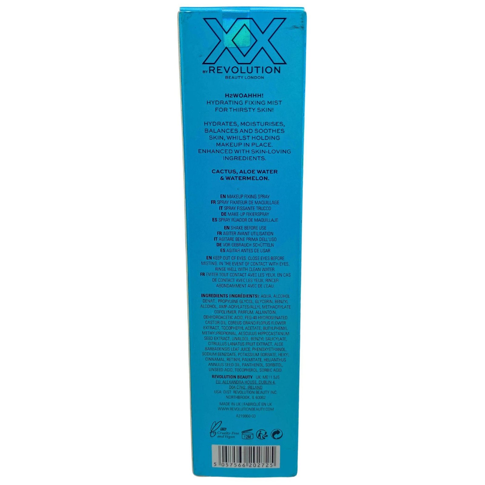 XX Revolution Hydra Fixx Hydrating Fixing Mist 3.38OZ (28 Pcs Lot) - Image 3